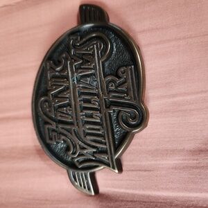 Hank Williams belt buckle
